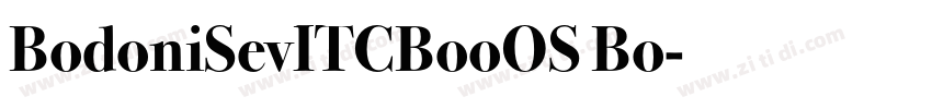 BodoniSevITCBooOS Bo字体转换